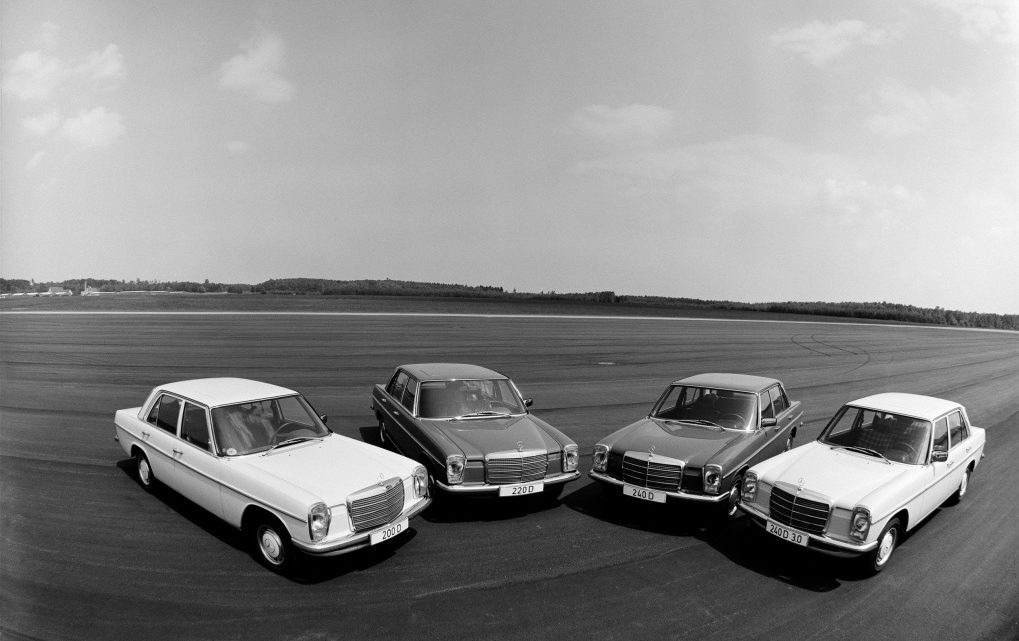 BR114/115: Vor 45 Jahren war der 240 D 3.0 der erste Serien-Pkw mit Fünfzylindermotor BR114/115: Vor 45 Jahren war der 240 D 3.0 der erste Serien-Pkw mit Fünfzylindermotor