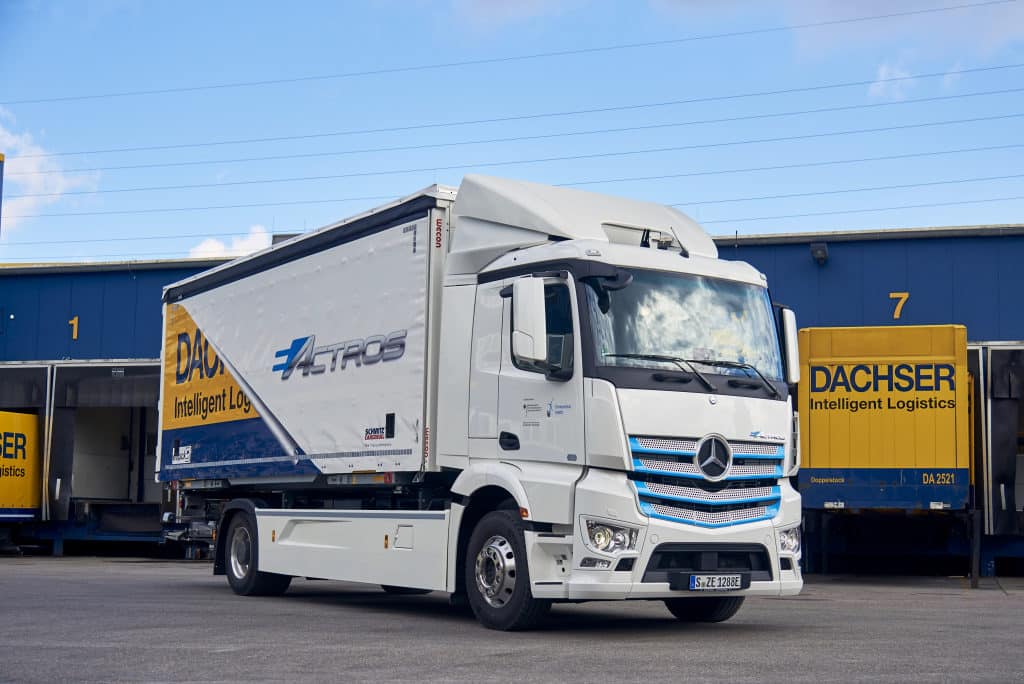 eActros bei Dachser Logistics