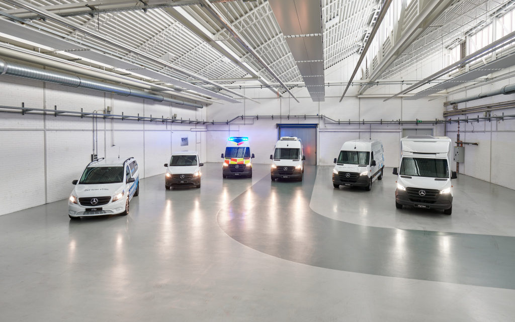 Sonderfahrzeuge mit lokal-emissionsfreien Vans von Mercedes-Benz Sonderfahrzeuge mit lokal-emissionsfreien Vans von Mercedes-Benz
