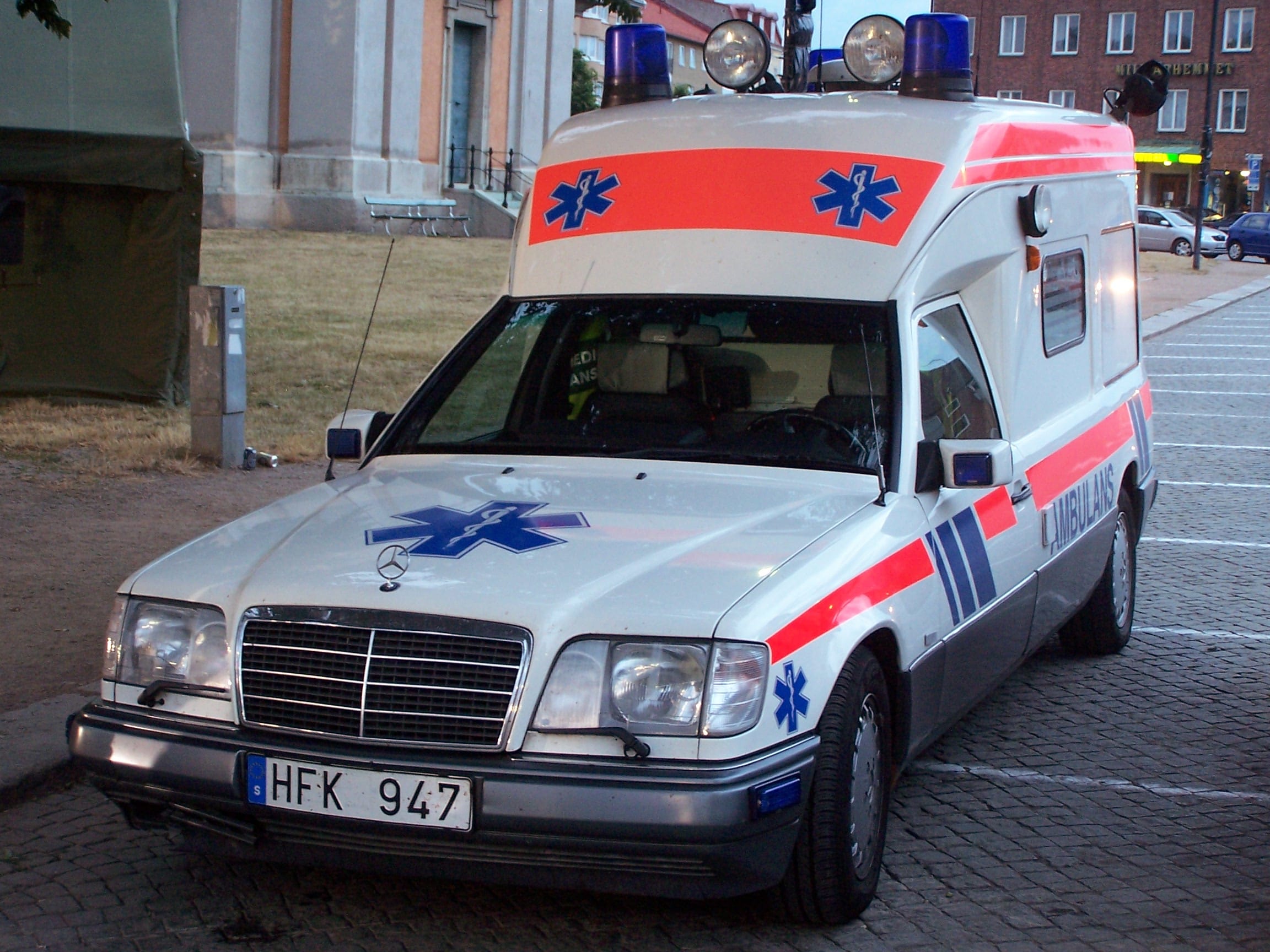 Swedish ambulance in Blekinge
